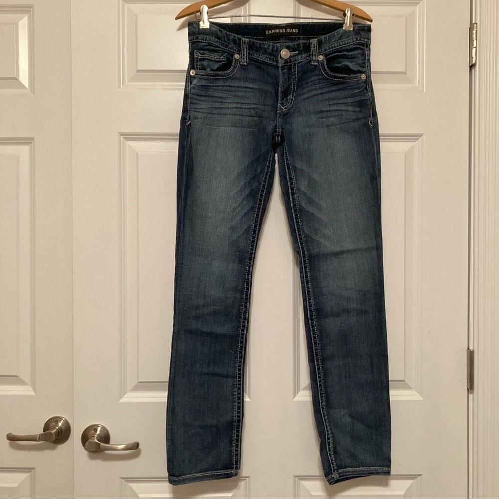 Express Jeans size 6R skinny low rise